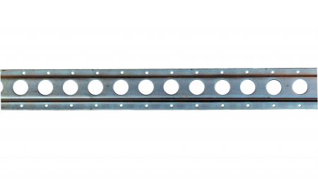 F-TRACK WITH 1" ROUND HOLE - HORIZONTAL - 10 FT