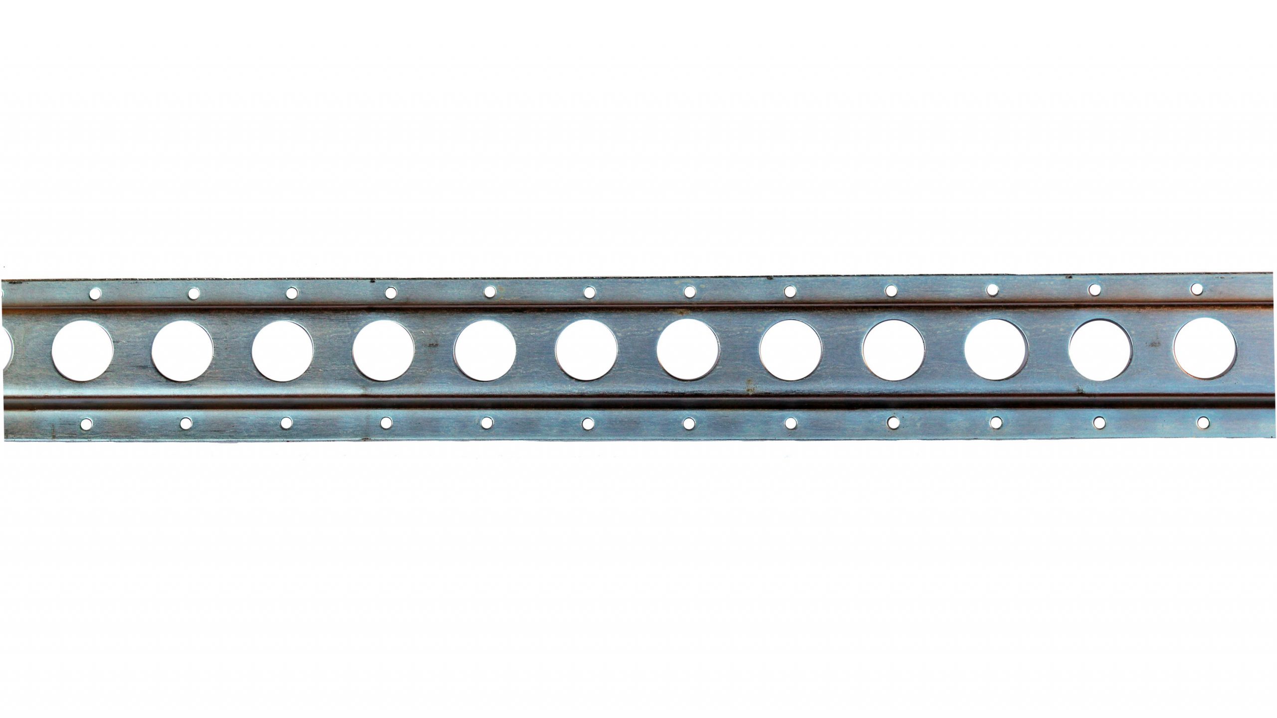 F-TRACK WITH 1" ROUND HOLE - HORIZONTAL - 10 FT