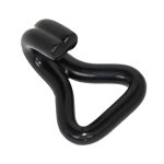2" X 1/2" WIRE HOOK - VINYL COATED