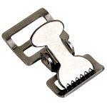 1" MILITARY SPRING BUCKLE - NICKLE PLATED