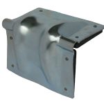 2" CHAIN CAP STEEL CORNER PROTECTOR WITH RUBBER PAD