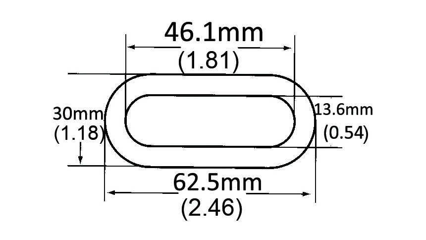 2" Oval Loop - Image 2