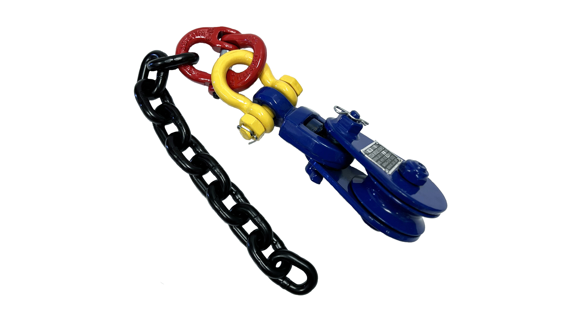 SNATCH BLOCK - WITH SHACKLE AND CHAIN