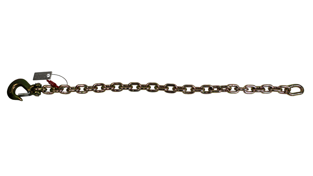 Safety Chain With Slip Hook One End and 2-1/2" Couple Link other end
