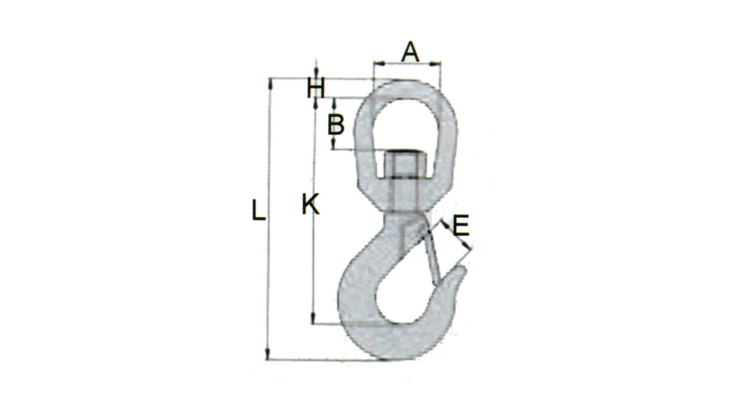 Alloy Swivel Hook With Safety Latch, Y/Z Plated - Image 2