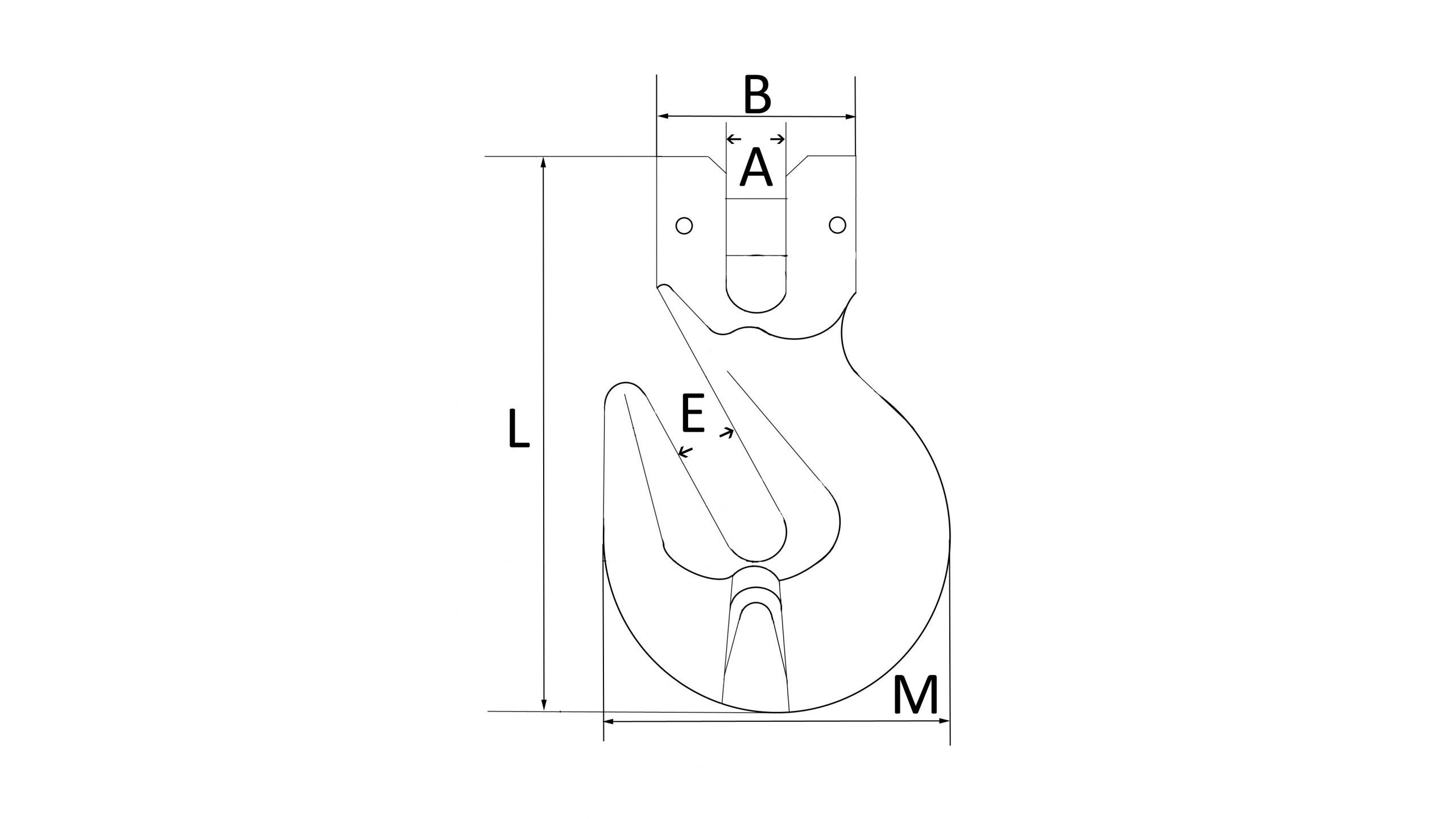 G100 CRADLE CLEVIS GRAB HOOK - Image 2