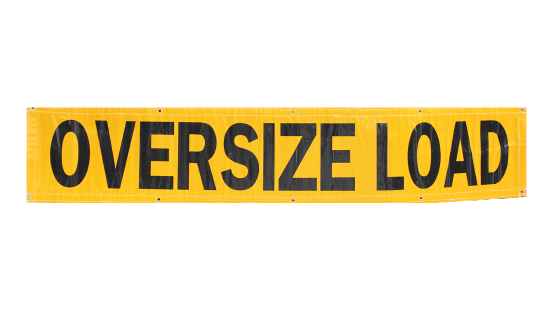Reflective Banner - OVERSIZE LOAD