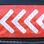 Reflective LED Arrow Banner
