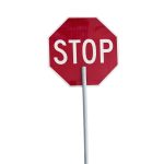 DOUBLE-SIDED TRAFFIC SIGN