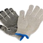 WORK GLOVES WITH DOTS