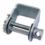 GALVANIZED BOTTOM MOUNTED STANDARD SLIDING WINCH WITH WASHER