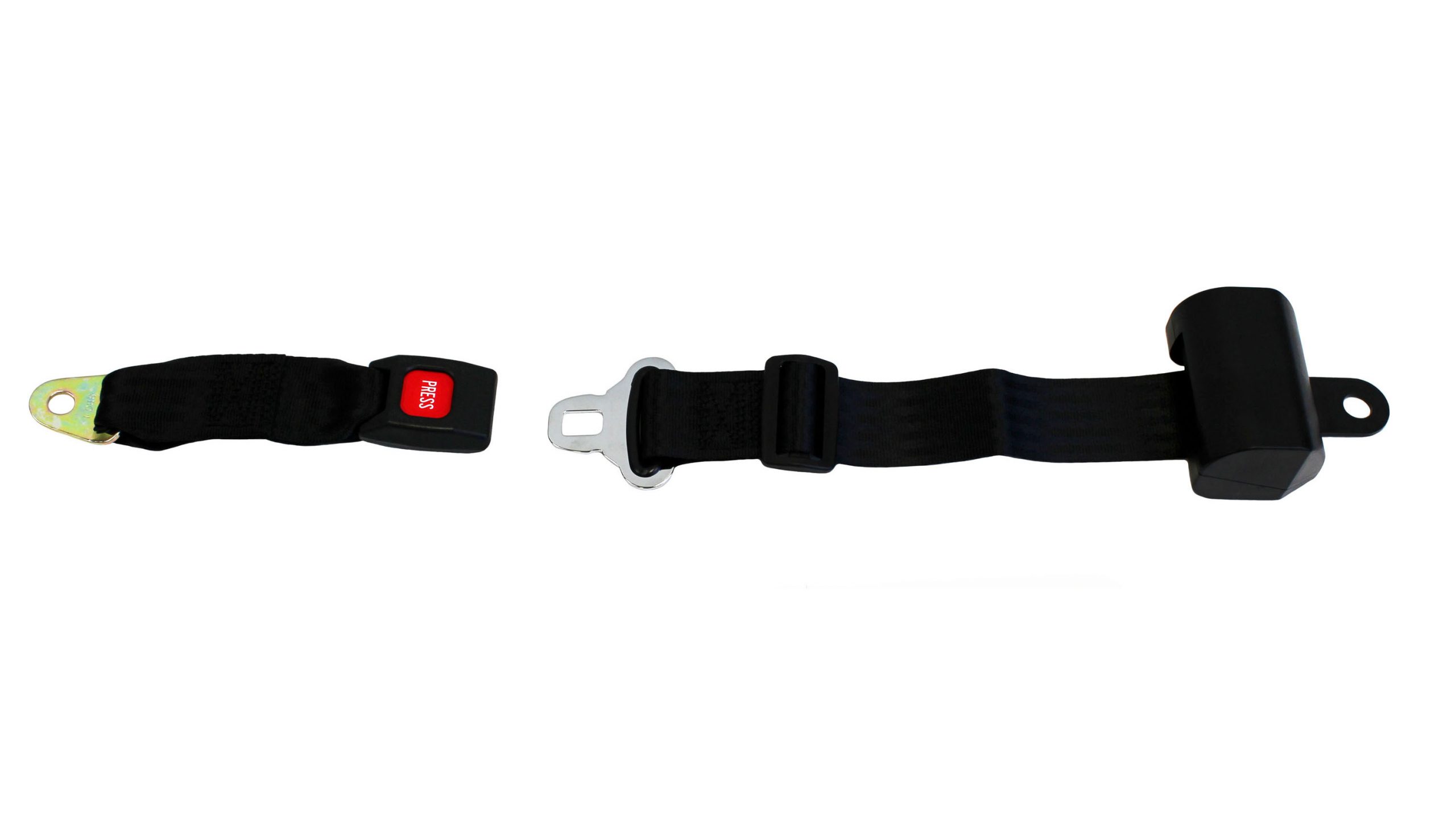 2-POINT RETRACTABLE LAP BELT, O/A LENGTH 54"
