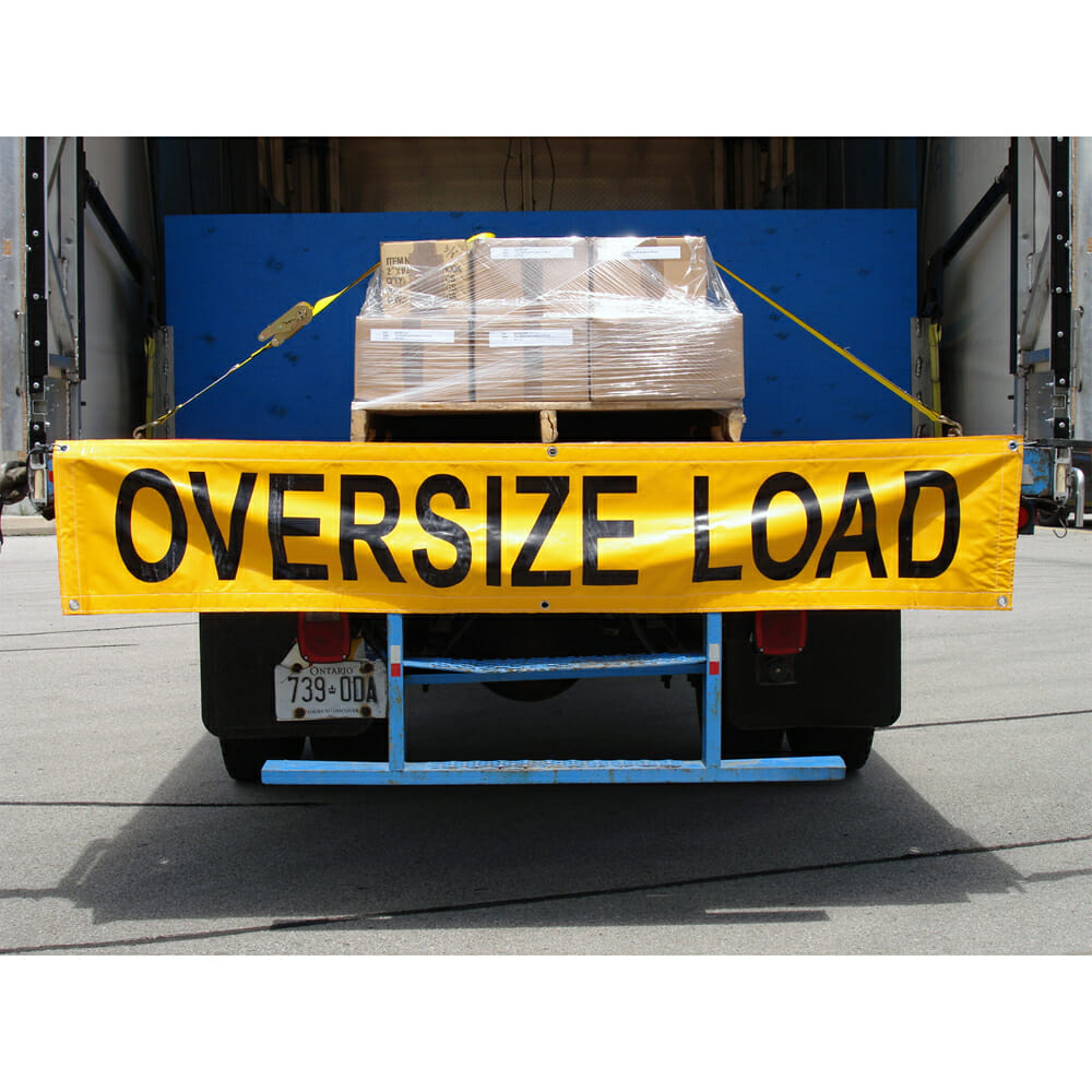 Reflective Banner - OVERSIZE LOAD - Image 4