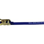 1″ RATCHET STRAP WITH WIRE HOOK AND FLOATING D-RING