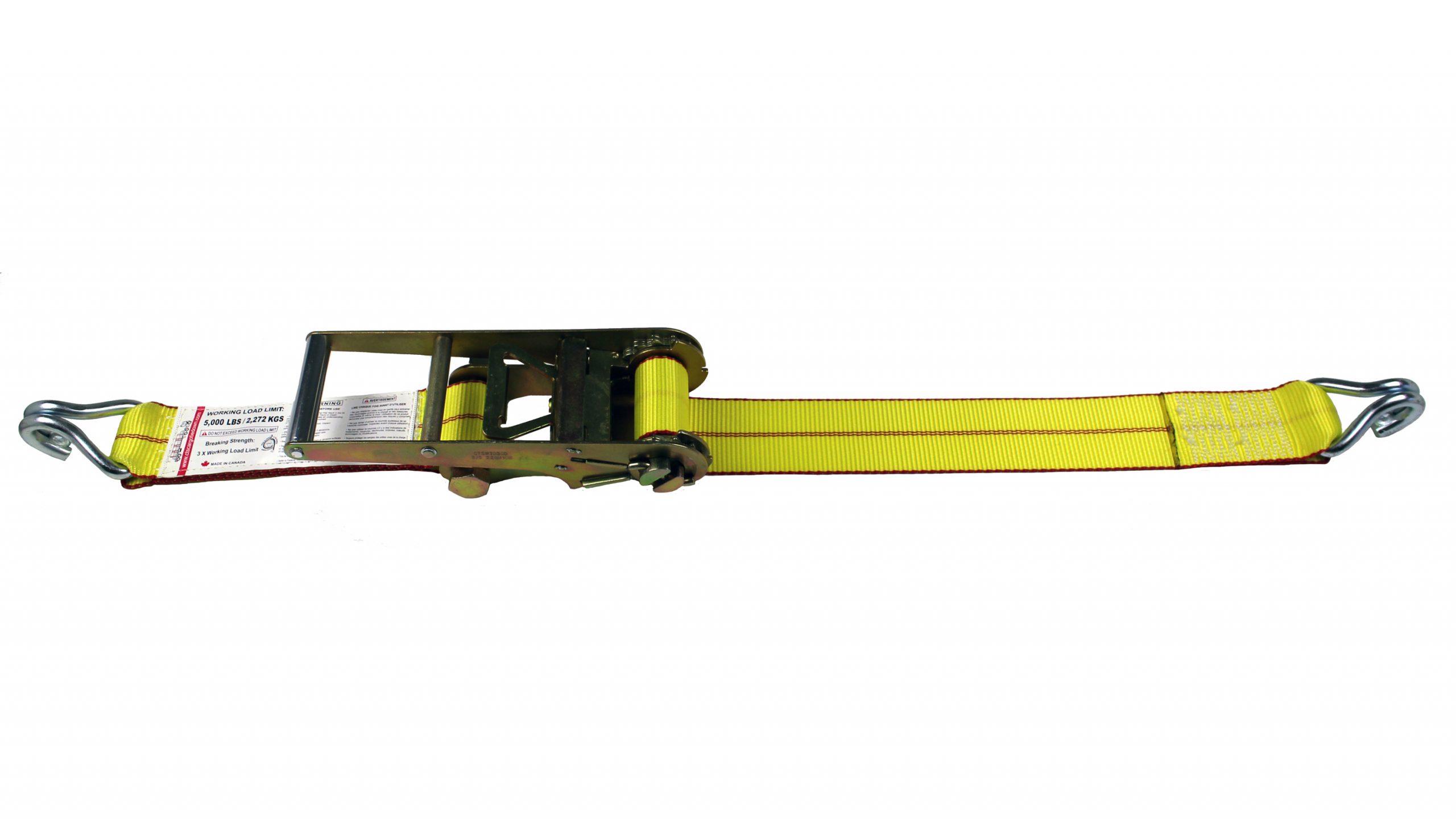 3″ Ratchet Strap with 1/2″ Wire Hook