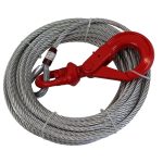 3/8″ STEEL WINCH CABLE W/-3 TON SWIVEL HOOK