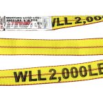 2" Wheel Strap with Wire Hook on One End And Sliding Rubber Cleats