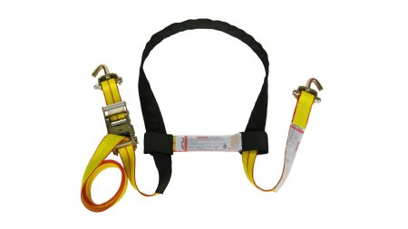 Adjustable Wheel Tie-Down with Swivel J-Hook