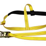 Adjustable Wheel Tie-Down with Ratchet Tail