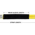 2" Single-ply Axle strap with FLAT D Ring and wear sleeve