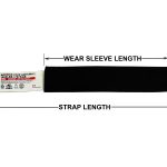 2" Single-ply Axle strap with ROUND D Ring and wear sleeve