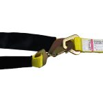 Adjustable Heavy Duty 3-ply Axle Strap with twisted snap hook
