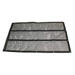 DUMP TARP WITH A REINFORCED 4" POCKET ON FRONT END + GROMMETS ON THE OTHER 3 SIDES