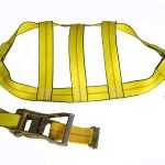 Wheel Tie-Down with Spring E Fitting and Ratchet End